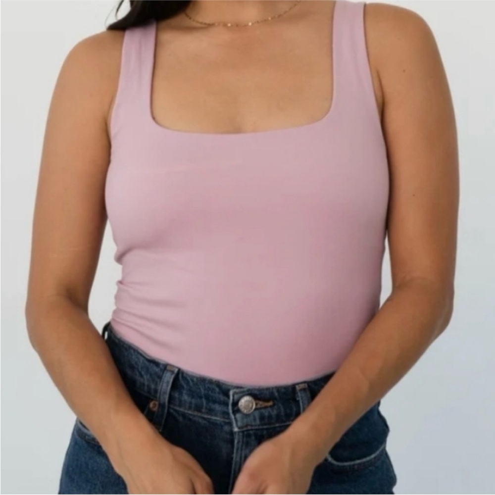 NWT CAKES Pink Slimming Tank Top No BS Bodysuit M